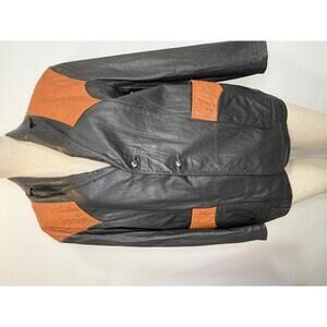 80s Vintage Mens Confecciones Rebelde Leather Jacket XL